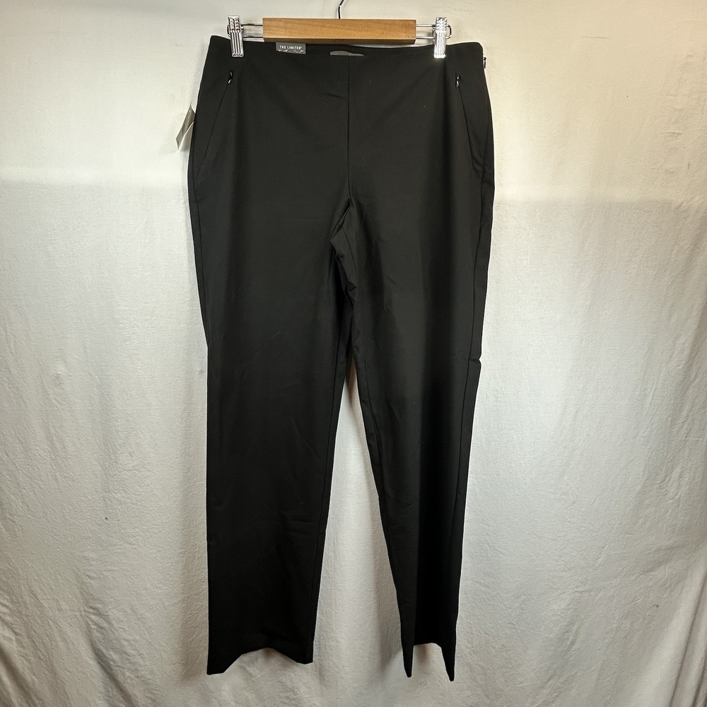 The Limited Womens‎ Black Essentials Dress Long Pants 10 Straight $79 Zip
